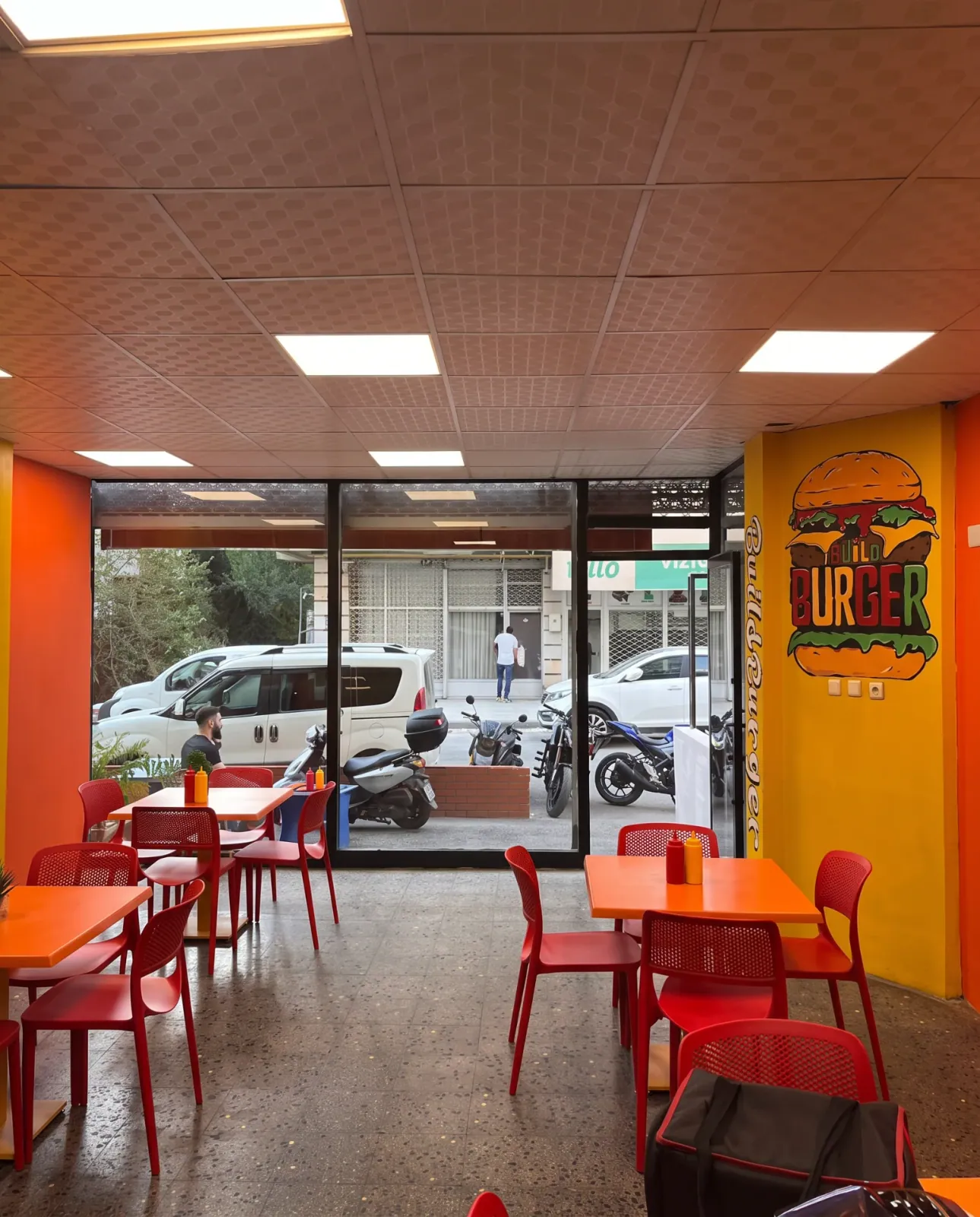 Build Burger iç mekan